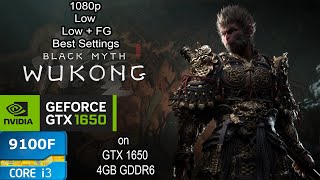 Black Myth Wukong on GTX 1650  i3 9100F [upl. by Lilas]