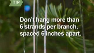 How to Hang Garlands amp Tinsel on a Christmas Tree [upl. by Ainirtac]