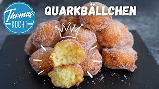 Quarkbällchen einfaches und schnelles Rezept [upl. by Assinna236]