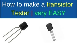 how to make a transistor tester [upl. by Leihcey]