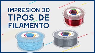 IMPRESIÓN 3D ►Conoce los 3 filamentos más utilizados 🔥 [upl. by Vaas]