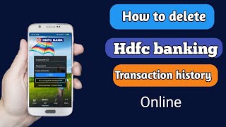 how to delete hdfc banking transaction history online [upl. by Deutsch]