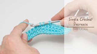 How To Single Crochet Decrease [upl. by Ellak]