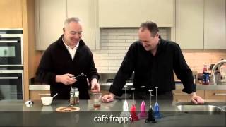 How to make a frappé coffee using an aerolatte milk frother [upl. by Karlie999]