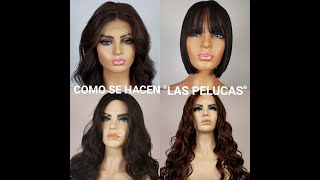 COMO SE HACEN LAS PELUCAS de PELO NATURAL 100 HUMAN HAIR [upl. by Meela]