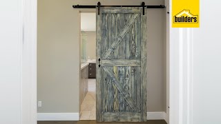 How to Install a Sliding Barn Door [upl. by Coffey]