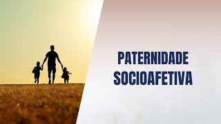 Paternidade socioafetiva [upl. by Ingvar]