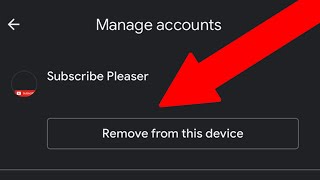 How to Remove Account from YouTube [upl. by Atilek]