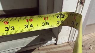 Screen Door Opening Measuring instructions [upl. by Florence808]