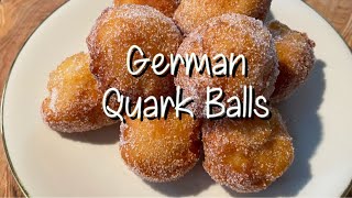 How to make a German Quark Balls  Quark Bälchen [upl. by Dotson]