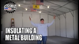 How To Insulate A Metal Building  Double Bubble Foil Insulation [upl. by Eceinahs]