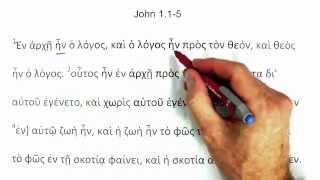 John 1 Greek Exegesis with Revd Dr Brian Rosner [upl. by Saber115]