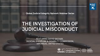 The Investigation of Judicial Misconduct [upl. by Amy]