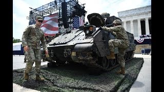 2019 Independence Day parade from Washington DC  USA TODAY [upl. by Anyr]