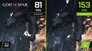 God of War  4K NVIDIA DLSS Comparison [upl. by Nnayllehs]