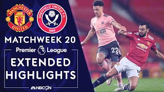 Manchester United v Sheffield United  PREMIER LEAGUE HIGHLIGHTS  1272021  NBC Sports [upl. by Sankey236]