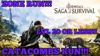 How to Run Catacombs Level 20 or under My Way  Stormfall Saga of Survival Gameplay Ep 43 [upl. by Asel880]