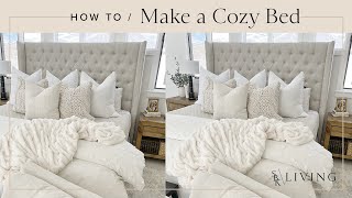 How to Make a Cozy amp Fluffy Bed \ 6 Steps [upl. by Elvina]