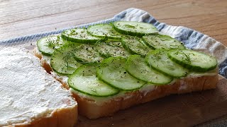 Musttry Cucumber Sandwich  Ready in 5 minutes [upl. by Sleinad]