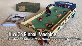 TheChanClan KiwiCo Eureka Crate Pinball Machine Demonstration amp Review [upl. by Thorpe]