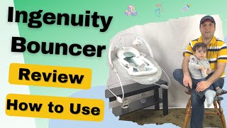 Ingenuity Automatic Baby Bouncer Product Review  How to Use [upl. by Stolzer]