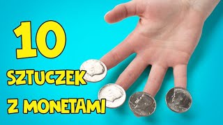 🎩10 NIESAMOWITYCH Sztuczek z Monetami Które Wykona Każdy💰 [upl. by Jarek]