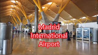 Madrid Spain International Airport Aeropuerto Internacional de Madrid España Spain travel guide [upl. by Atiluap]