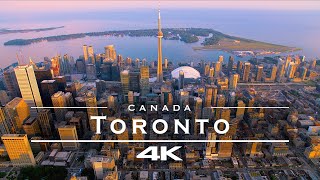 Toronto Canada 🇨🇦  by drone 4K [upl. by Okajima]