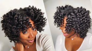 Flexi Rod Set on Natural Hair  Lolade Fashola [upl. by Latsyrhc]