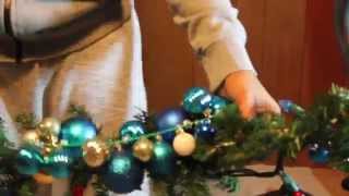 Do it yourself Christmas Garland Easy amp Cheap [upl. by Nils]