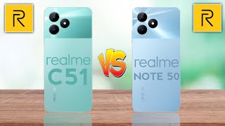 Realme C51 4G Vs Realme Note 50 4G [upl. by Secor]