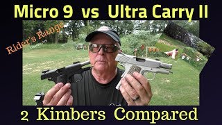 Kimber Micro 9 vs Ultra Carry II [upl. by Killam]