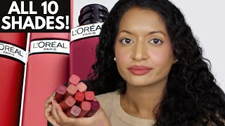 L’Oreal Le Matte Resistance Liquid Lipsticks Review [upl. by Alastair]