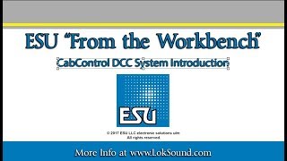 ESU CabControl DCC System Introduction [upl. by West]