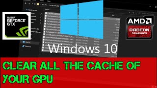 How To Clear All The Cache In Your GPU  Nvidia  AMD [upl. by Obala]