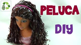 DIY Peluca casera para Disfraz Reciclaje Ecobrisa [upl. by Sadoff658]