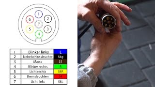 7 Polige Stecker  Montageanleitung [upl. by Karol]