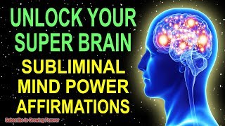 Program Your Mind Power For Extreme Intelligence Subliminal GENIUS Affirmations While You Sleep [upl. by Eenaej]