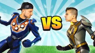 DAD Vs SON 1v1 Fortnite WINNER GETS PRIZE  Royalty Gaming [upl. by Inaboy]