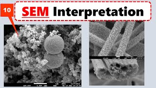 SEM Micrographs Interpretation in Experimental paper Scanning Electron Microscopy SEM Analysis [upl. by Euqinaj]