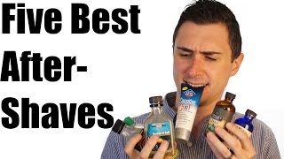 Five Best Aftershaves For Men [upl. by Jar509]