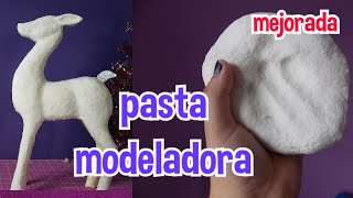 pasta modeladora con papel higienico mejorada [upl. by Newob788]