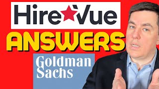 Goldman Sachs HireVue Questions Answers and Strategy [upl. by Anav583]