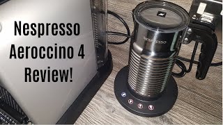 Nespresso Aeroccino 4 Milk Frother Review  Worth upgrading from the Aeroccino 3 [upl. by Glyn641]