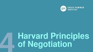 The Harvard Principles of Negotiation [upl. by Bobbye]