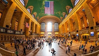 Walking Tour of Grand Central Terminal — New York City 【4K】🇺🇸 [upl. by Ruhtua537]