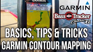 Garmin Striker Plus  Contour Mapping  Basics Tips amp Tricks 2020 Bass Tracker Classic XL [upl. by Entirb]