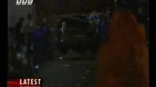 Princess Dianas car crash BBC rolling news footage [upl. by Ongineb]