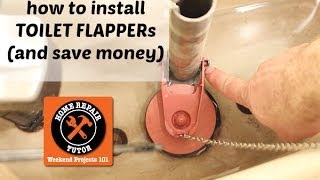 How to Replace a Toilet Flapper Valve [upl. by Ammej273]