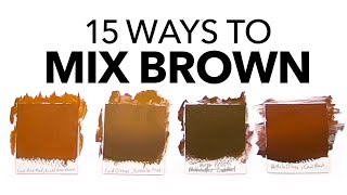 What Colors Make Brown The Ultimate Guide To Mixing Brown [upl. by Buna]